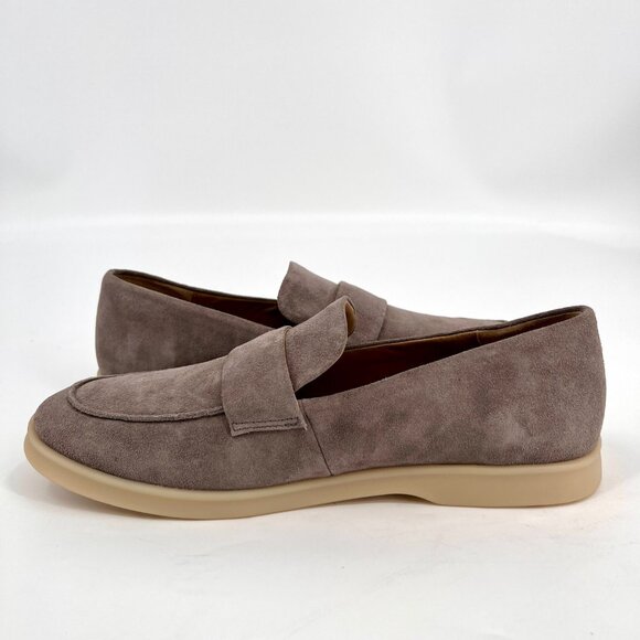 Vince Big Sur Suede Loafer Size 8.5M Smoke Grey Leather Lining Arch Support main image 6